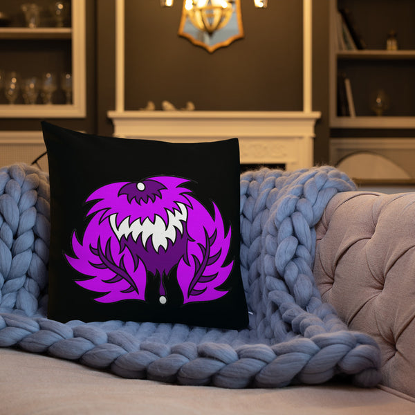 FLWR 19 pink/purple/black Premium Pillow