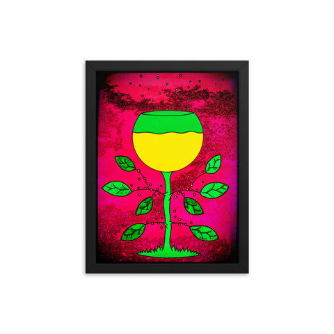 Glass of Vine 2 Framed print