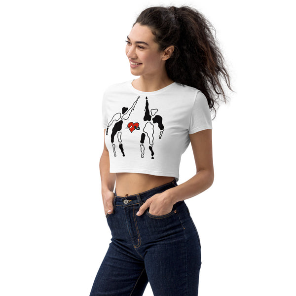 Unity and Love Organic Crop Top