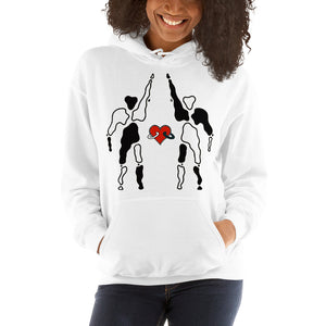 Unity and Love  Larger Image  Unisex Hoodie