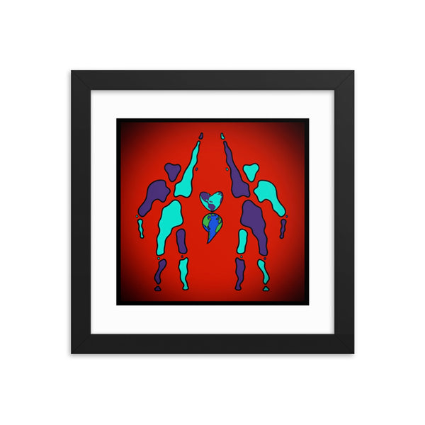 Unity and Awareness Framed print