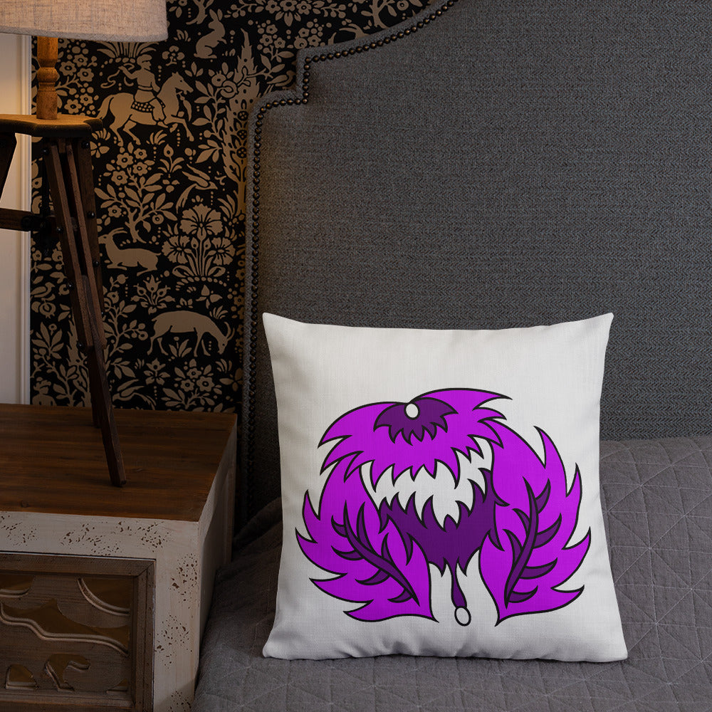 FLWR 19 pink/purple Premium Pillow